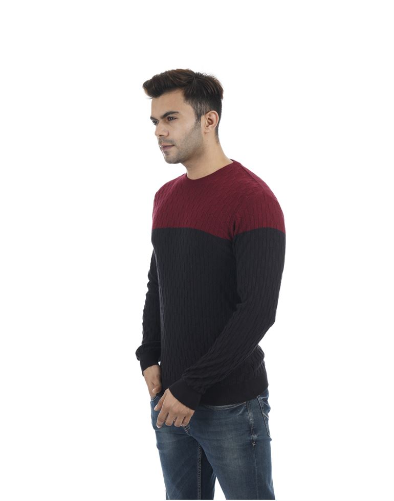 Porto Bello Men's Casual Winter Wear Pullover